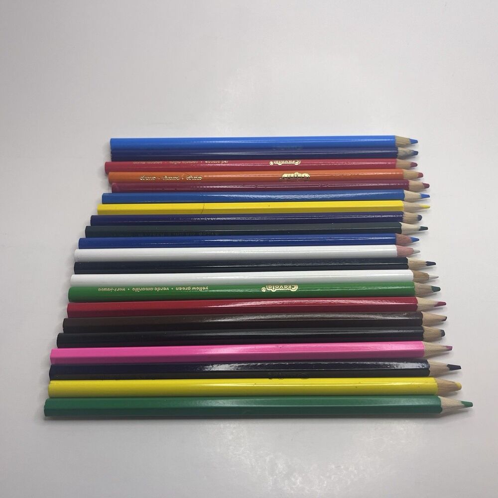 21~CRAYOLA Misc. Colored Pencils As Is